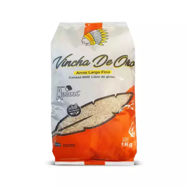 Arroz Largo Fino 0000 Vincha de Oro x 1Kg