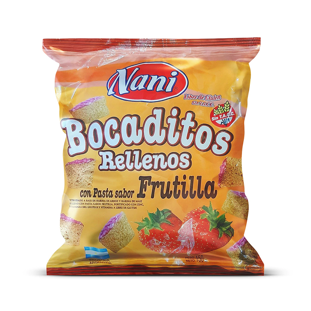 Almohaditas Rellenas de Frutilla NANI x 150gr