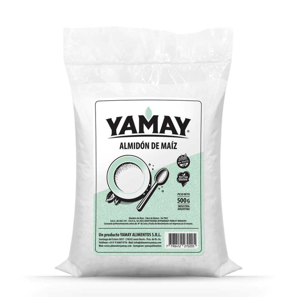 Almidón de Maíz x 500g - YAMAY