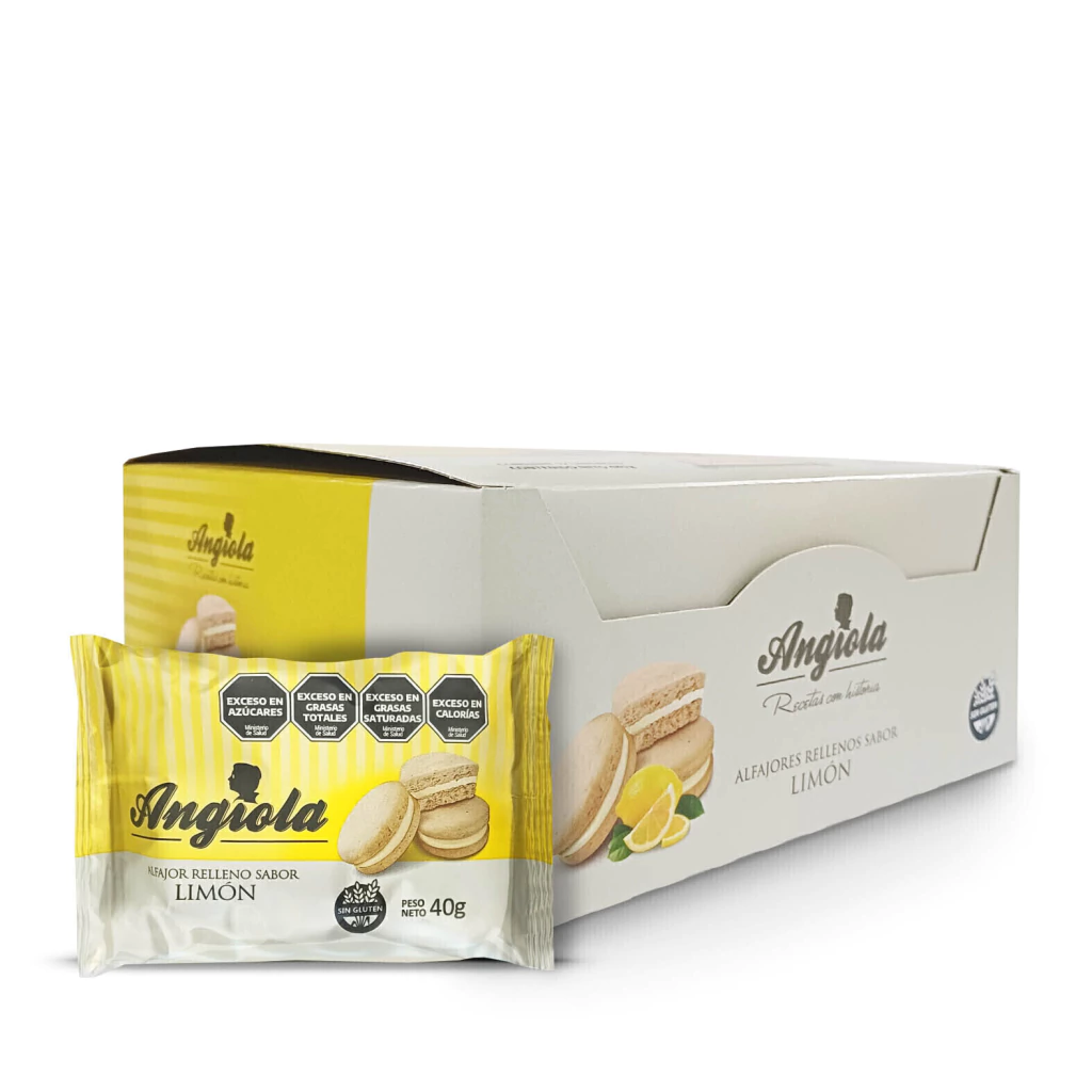 Alfajores Mousse de Limón ANGIOLA x 6un