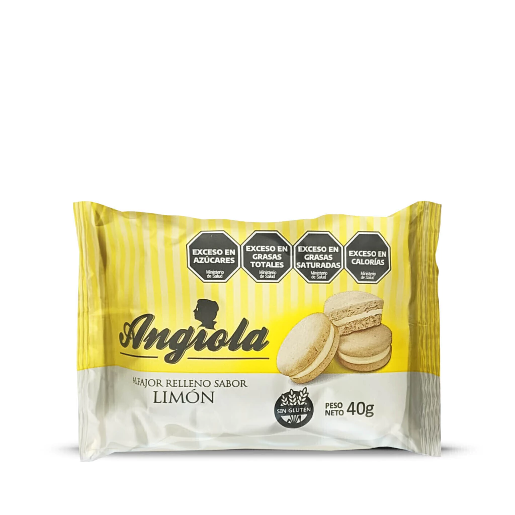 Alfajor de Mousse de Limón ANGIOLA x 40g