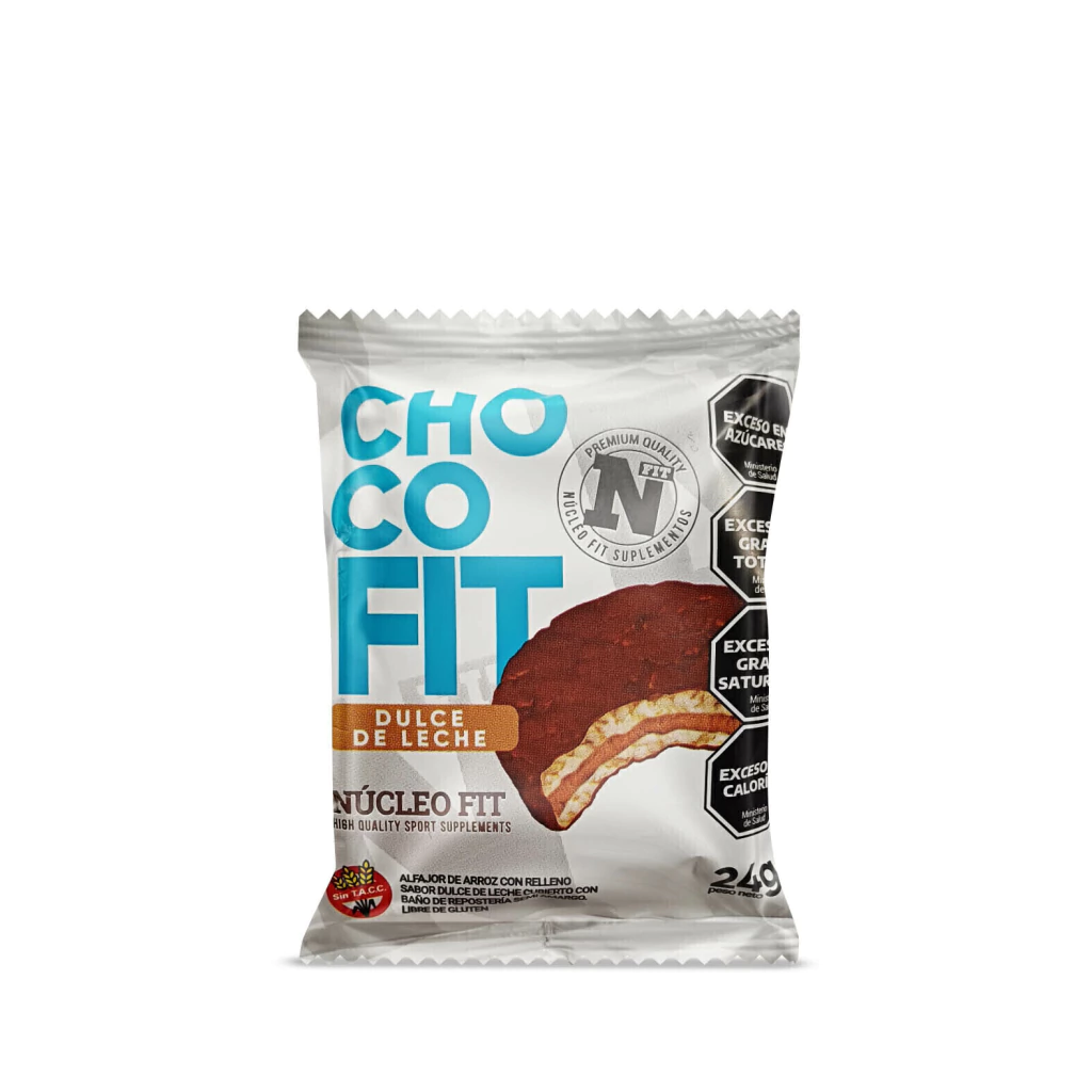 Alfajor Arroz ChocoFit DDL con Chocolate Semiamargo x 24g