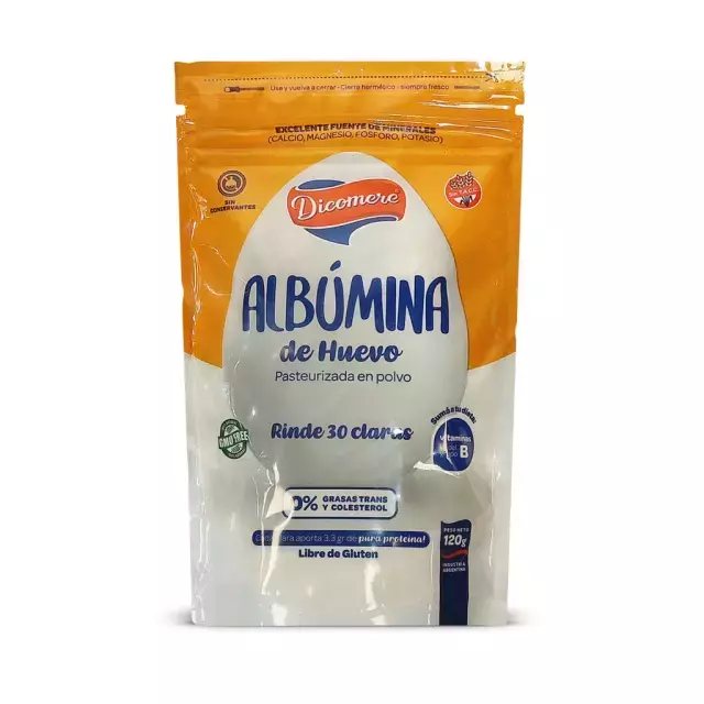 Albumina de Huevo en Polvo x 120g - Dicomere
