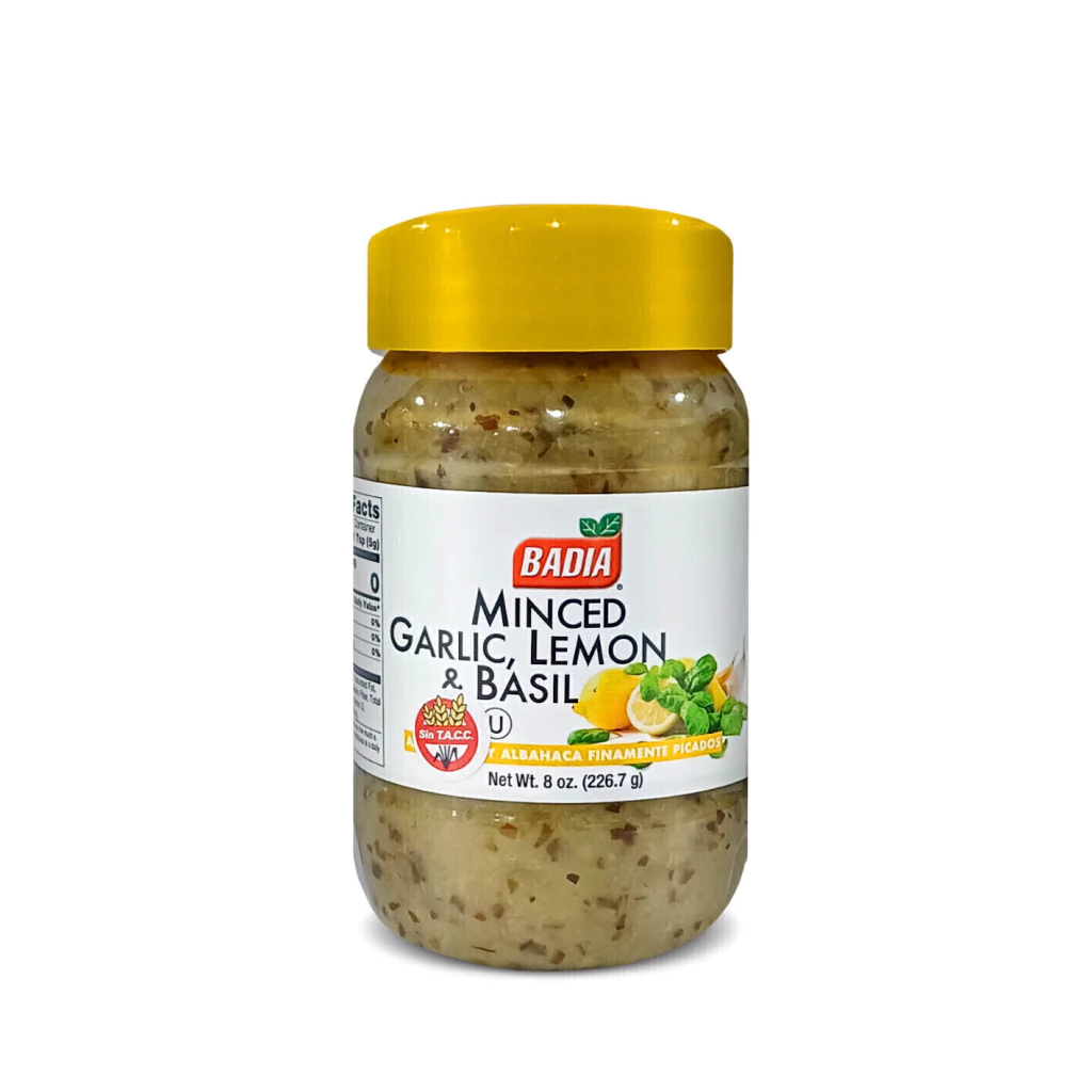 Ajo, Limón y Albahaca BADIA x 226g