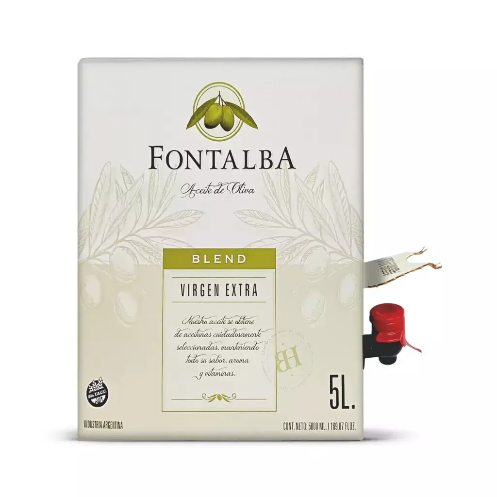 Aceite Oliva Virgen Extra FONTALBA x 5Lt Bag in a Box