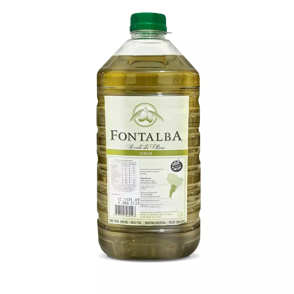 Aceite de Oliva Virgen Extra FONTALBA x 5Lt
