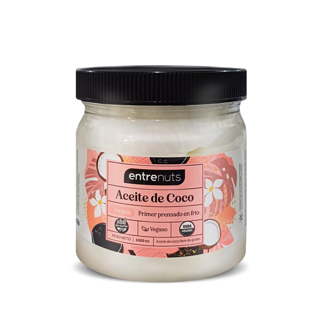 Aceite de Coco Virgen ORGANICO Entrenuts x 1kg