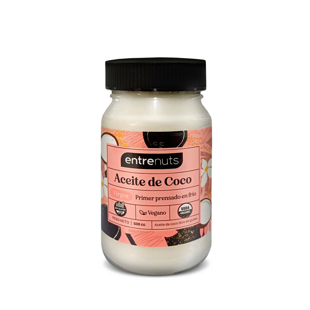 Aceite de Coco Virgen ORGANICO - Entrenuts x 500g