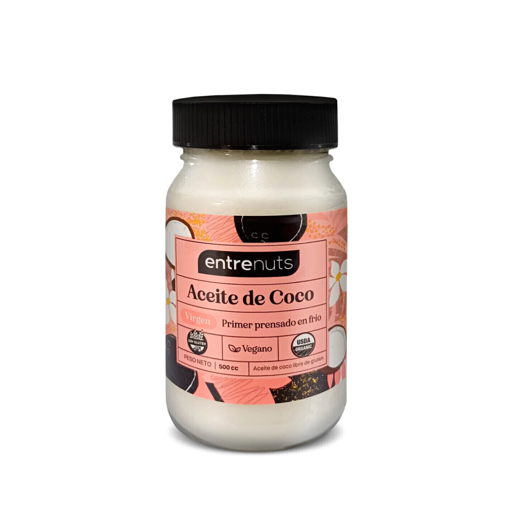 Aceite de Coco Virgen ORGANICO - Entrenuts x 360g